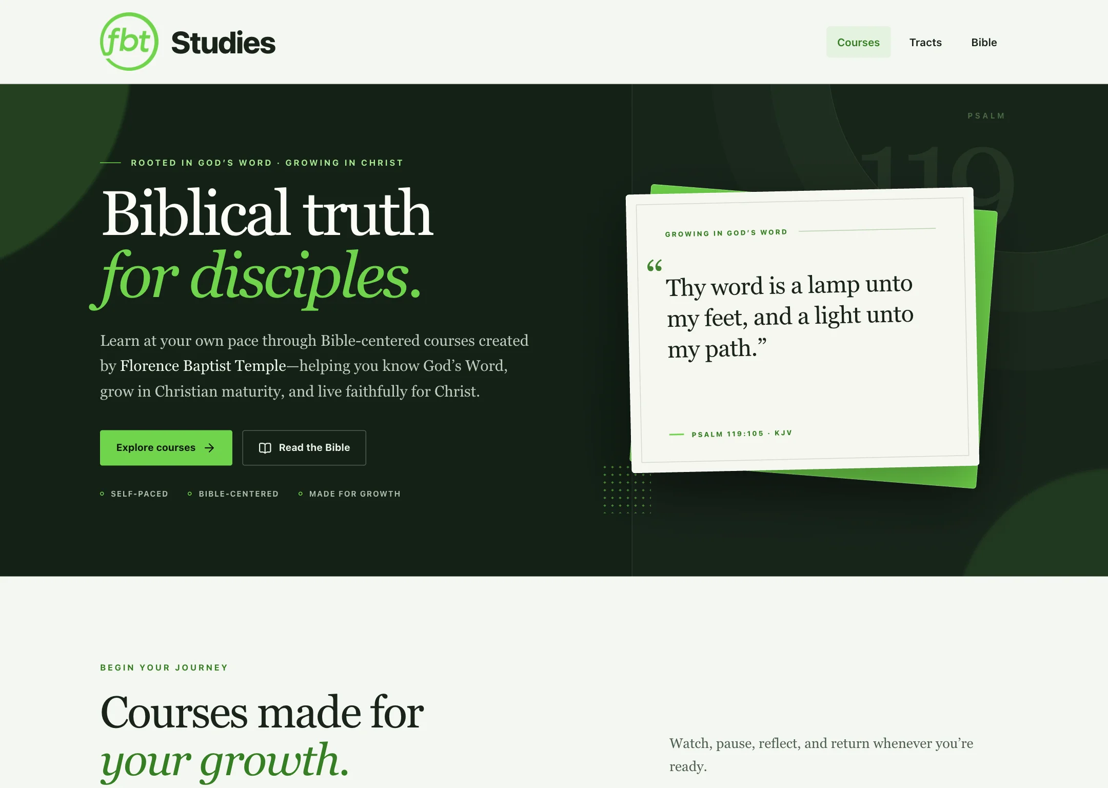 FBT Studies course platform